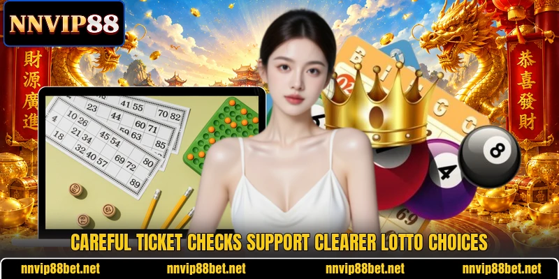 Careful ticket checks support clearer lotto choices Careful ticket checks support clearer lotto choices