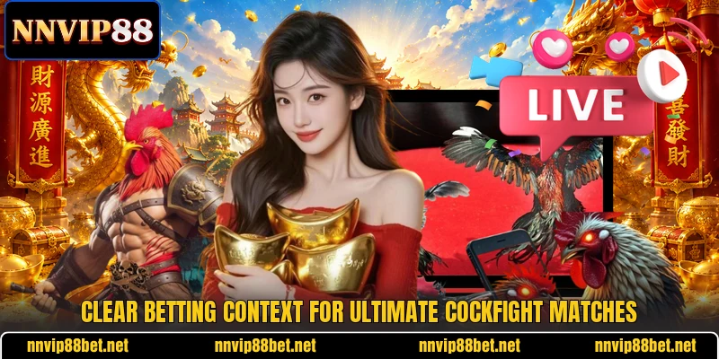 Clear betting context for ultimate cockfight matches Clear betting context for ultimate cockfight matches