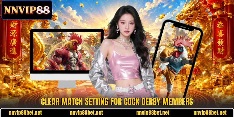 Clear match setting for cock derby members Clear match setting for cock derby members
