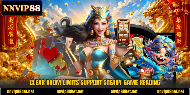 Clear room limits support steady game reading Clear room limits support steady game reading
