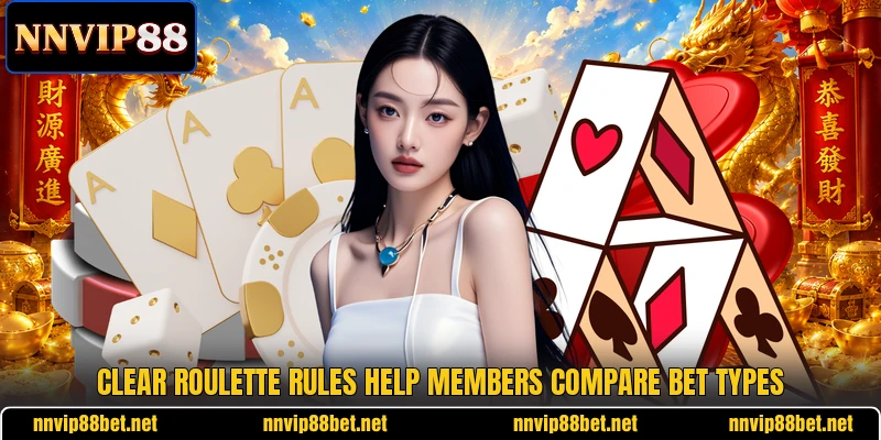 Clear roulette rules help members compare bet types Clear roulette rules help members compare bet types