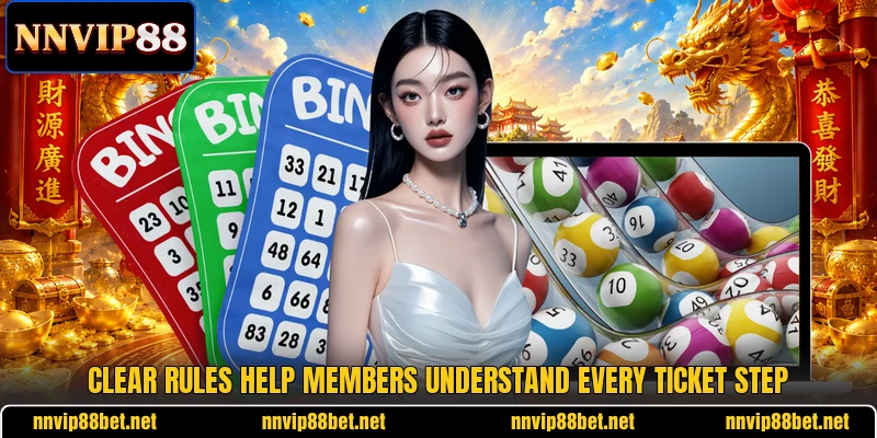 Clear rules help members understand every ticket step Clear rules help members understand every ticket step
