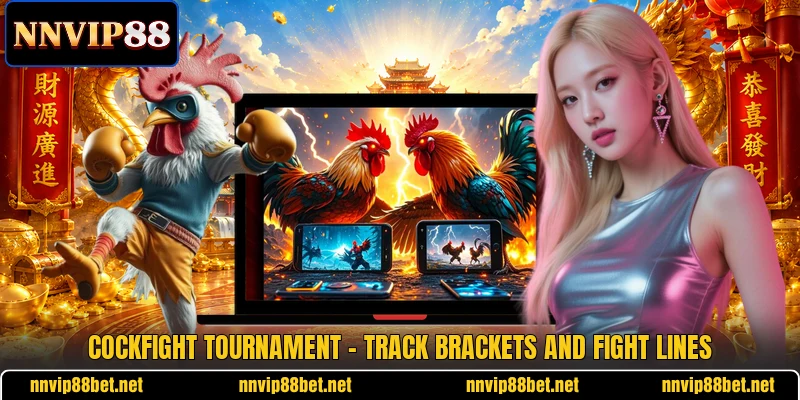 Cockfight Tournament - Track Brackets And Fight Lines