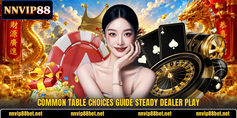 Common table choices guide steady dealer play