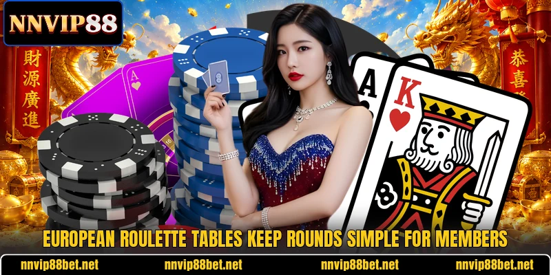 European roulette tables keep rounds simple for members European roulette tables keep rounds simple for members