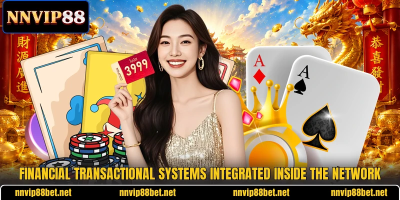 Financial transactional systems integrated inside the network Financial transactional systems integrated inside the network