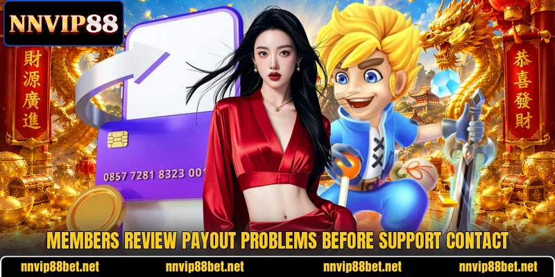 Members review payout problems before support contact Members review payout problems before support contact