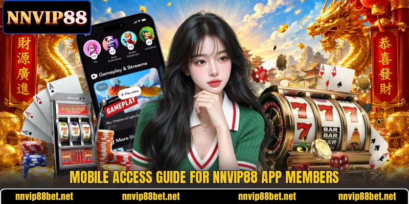 Mobile access guide for NNVIP88 app members Mobile access guide for NNVIP88 app members