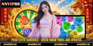 PCSO Lotto Schedule - Check Draw Times And Updates