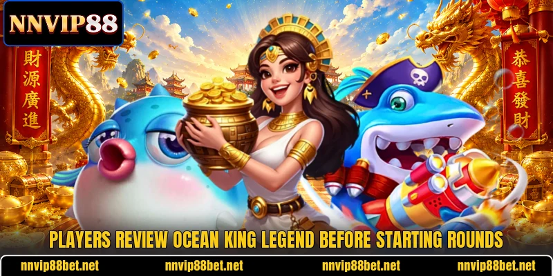 Players review Ocean King Legend before starting rounds Players review Ocean King Legend before starting rounds