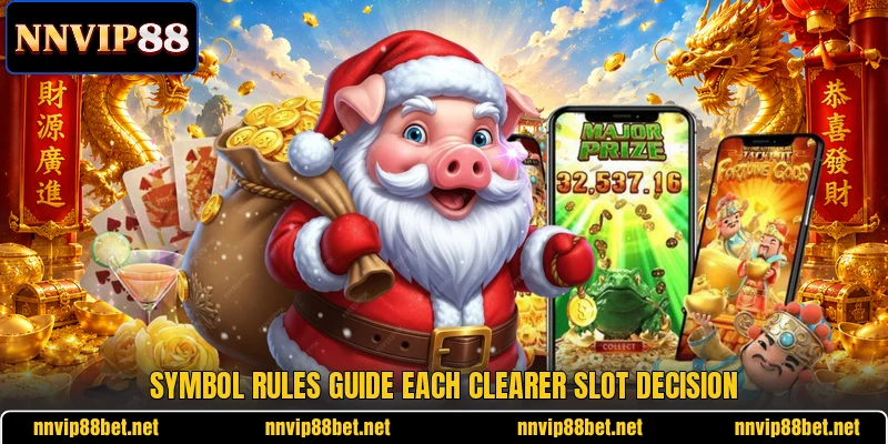 Symbol rules guide each clearer slot decision Symbol rules guide each clearer slot decision